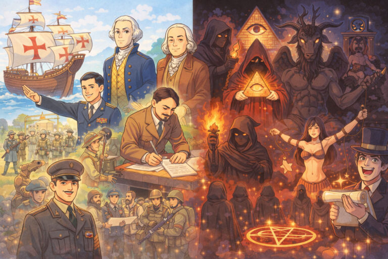 歴史に事実は存在しない☆教科書の歴史も陰謀論もどちらも幻想物語です